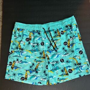 Corona Extra Swim Trunks Board Shorts La Vida Mas Fina Mens XL 40/42.